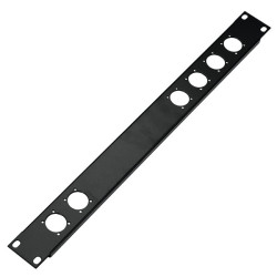 PANEL PERFORADO 6 XLR 1 UNIDAD KONIG & MEYER